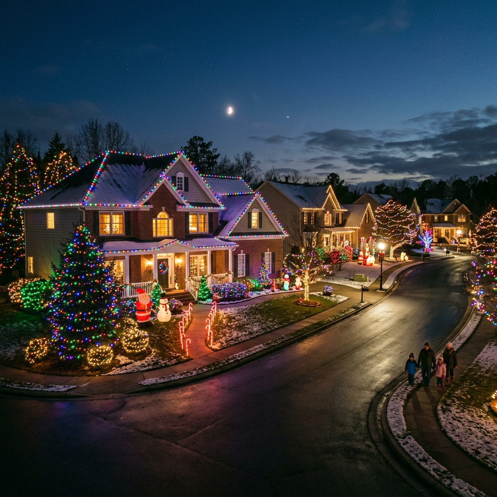 Holiday Lighting Installer Nashville TN